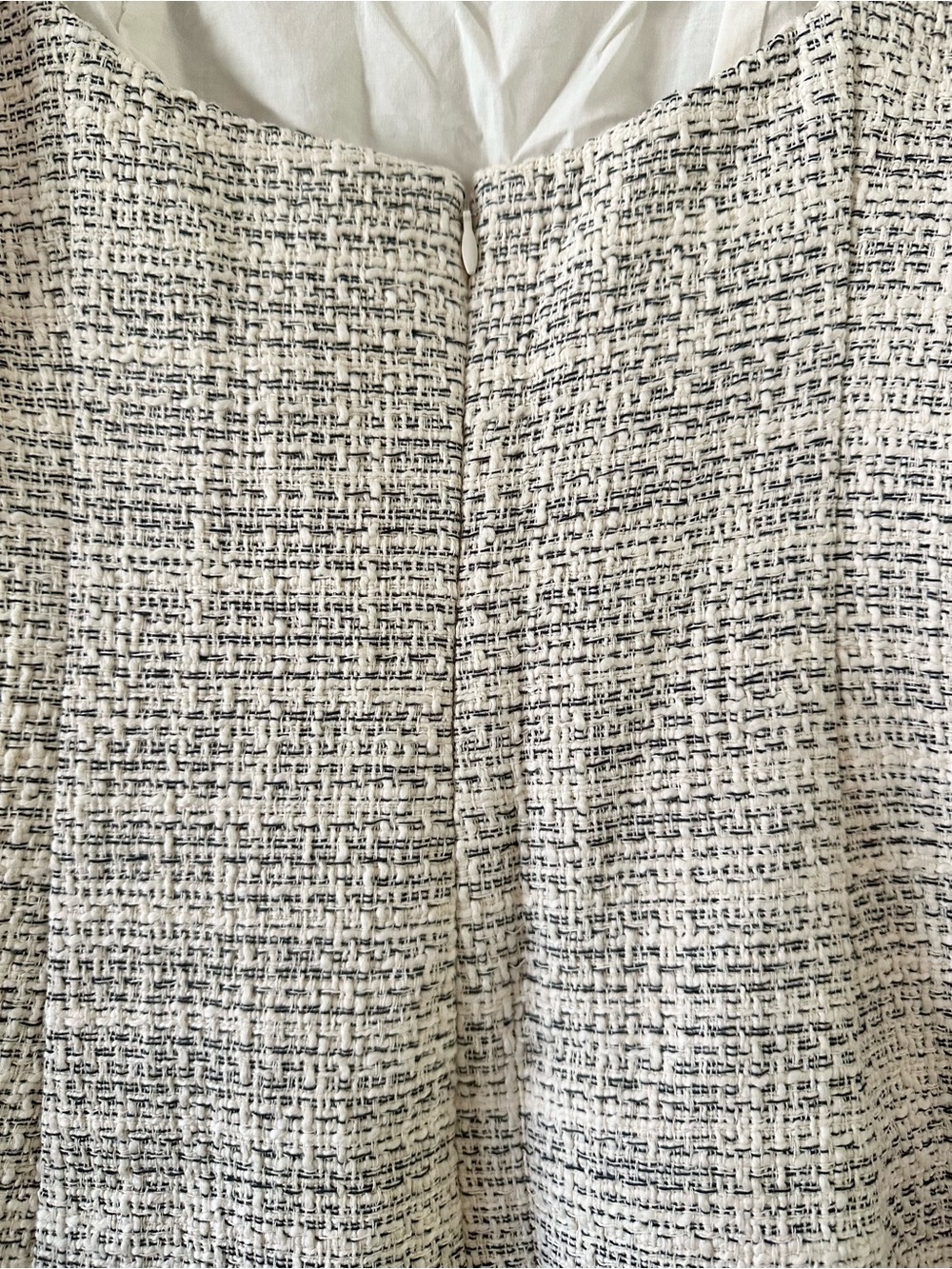 Staud Edie Boucle Tweed Scoop Back Mini Dress, Sz 6 - Picture 7 of 7